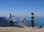 1000dias no alto da Pedra da Gavea, no Rio de Janeiro